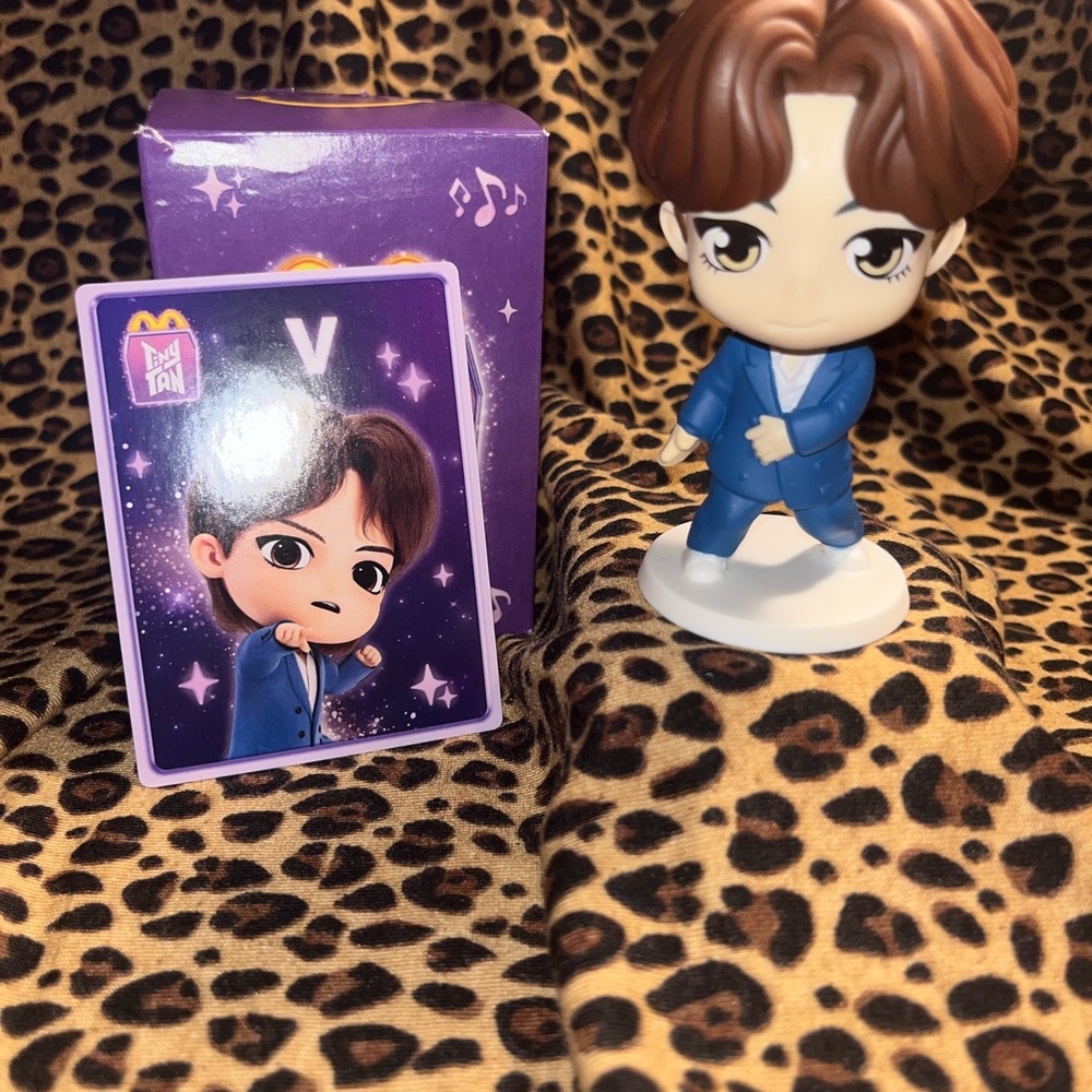 TinyTAN V Member Chibi Figure - Blue Outfit